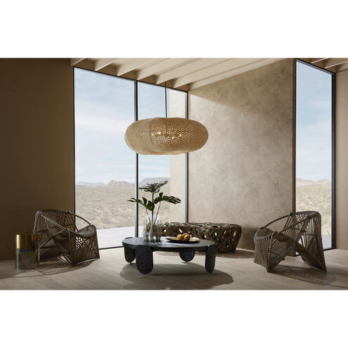 Yogi 52 X 42 inch Ebony Coffee Table